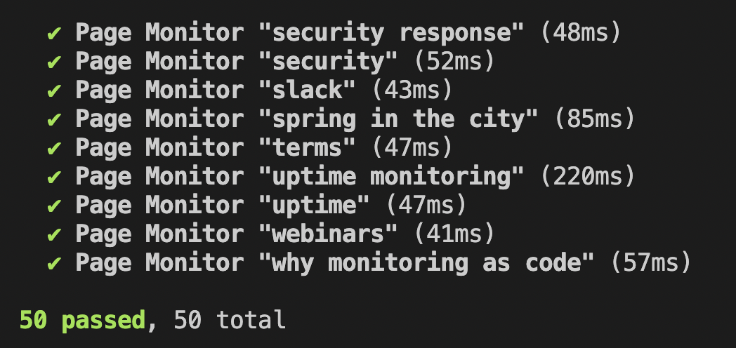 Feedback on the terminal